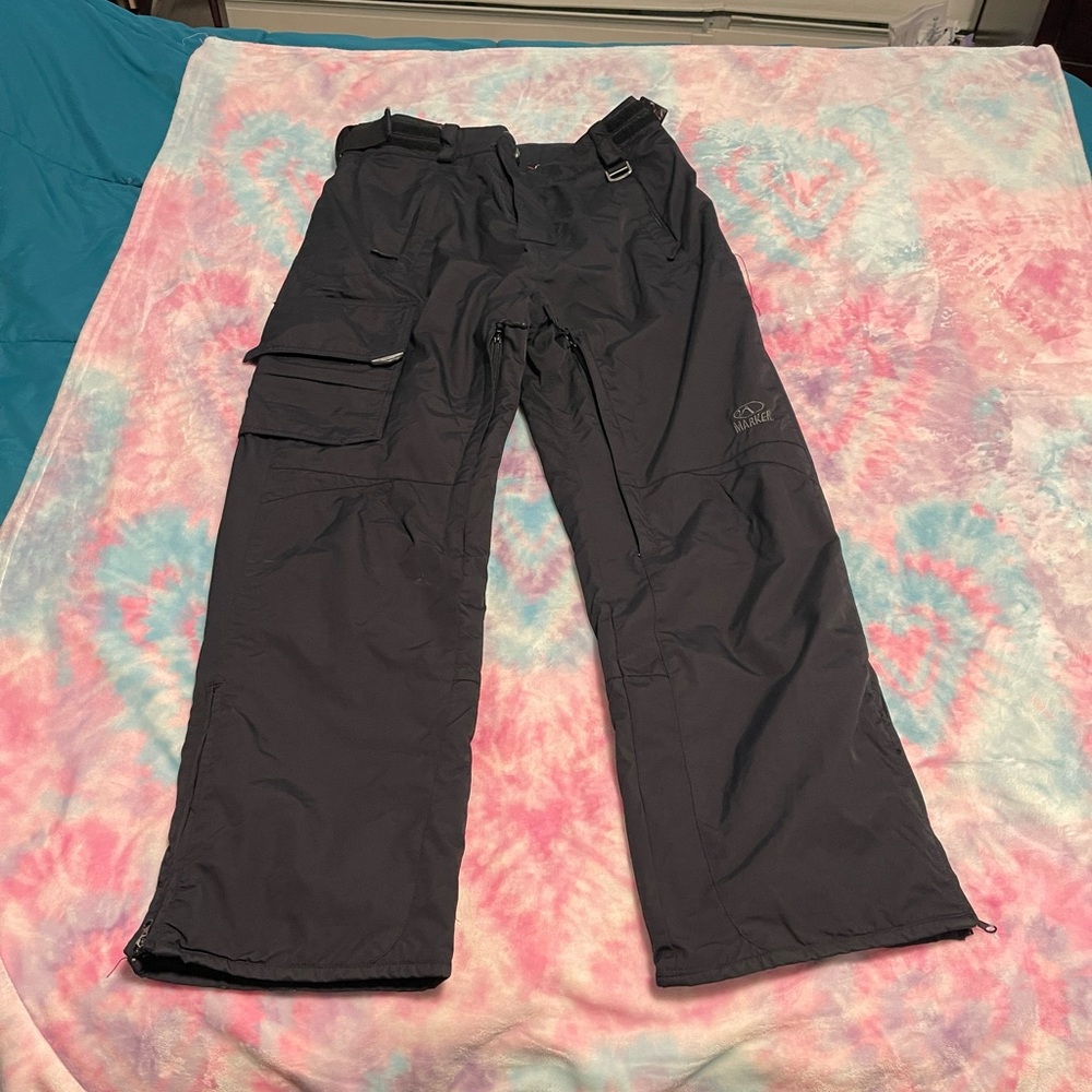 Mens marker snow pants L read desc